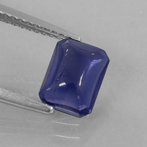 Iolita azul natural 1,28ct, transparente, transparente/translúcido