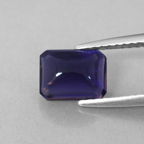 Iolita violeta natural 1,07ct, transparente, transparente/translúcido