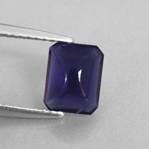 Iolita violeta natural 1,07ct, transparente, transparente/translúcido