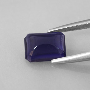 Iolita violeta natural 1,07ct, transparente, transparente/translúcido