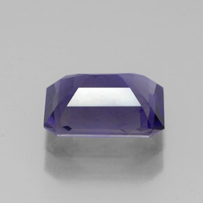 Iolita azul natural 1,15ct, corte esmeralda, VS-SI