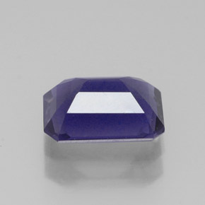 Iolita azul natural 1,10ct, corte esmeralda, VS