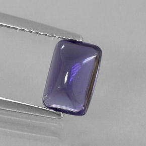 Iolita azul natural 0,79ct, transparente, transparente/translúcido