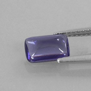 Iolita azul natural 0,79ct, transparente, transparente/translúcido
