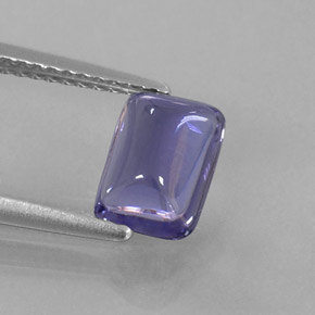 Iolita azul natural 1,29ct, transparente, transparente/translúcido