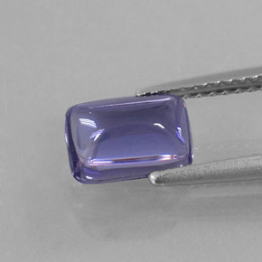 Iolita azul natural 1,29ct, transparente, transparente/translúcido