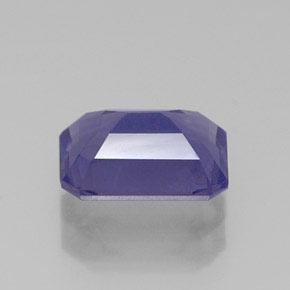 Iolita azul natural 1,14ct, corte esmeralda, VS