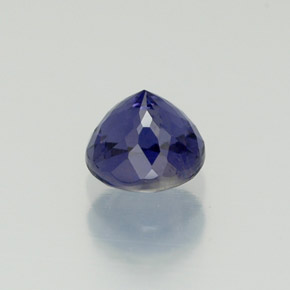 Iolita azul natural 0,51ct, corte redondo, VS-SI
