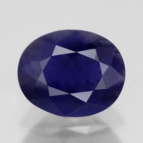 Iolita azul natural 2,83ct, corte oval, VS-SI