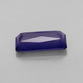 Iolita azul natural 2,36ct, corte esmeralda, VS-SI