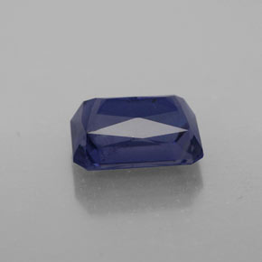 Iolita azul natural 2,50ct, corte esmeralda, VS-SI
