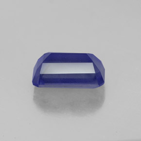 Iolita azul natural 1,76ct, corte esmeralda, VS-SI