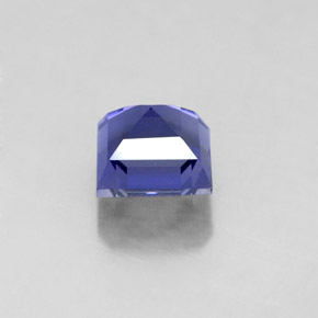 Iolita azul natural 0,93ct, quadrado, VS