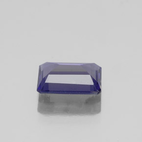 Iolita azul natural 1,09ct, corte esmeralda, VS