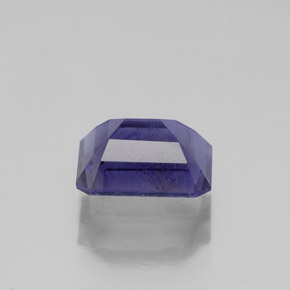 Iolita azul natural 1,46ct, corte esmeralda, SI