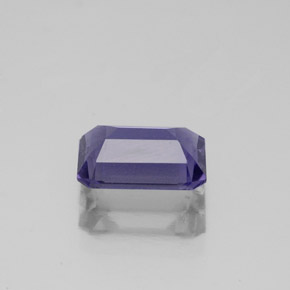 Iolita azul natural 1,06ct, corte esmeralda, VS