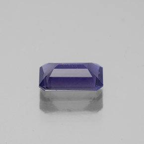 Iolita azul natural 0,88ct, corte esmeralda, VS-SI