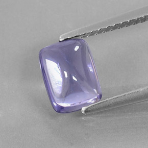 Iolita azul natural 1,11ct, baguete, transparente
