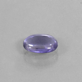 Iolita azul natural 0,55ct, corte oval, transparente