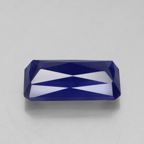 Iolita azul natural 2,94ct, corte esmeralda, VS-SI