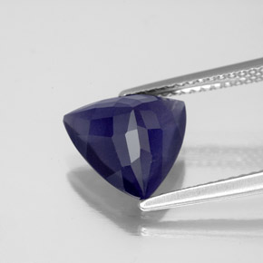 Iolita Violeta Azul Natural 2.49ct, Trilhão, VS-SI