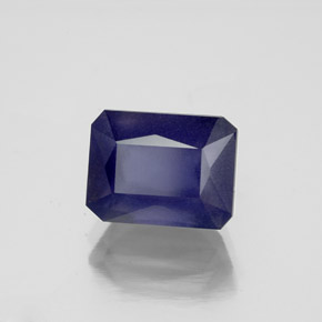 Iolita Violeta Azul Natural 2.94ct, Corte Esmeralda, VS-SI