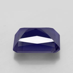 Iolita azul natural 5,19ct, corte esmeralda, VS-SI