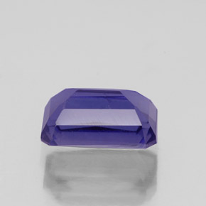 Iolita azul natural 1,15ct, corte esmeralda, VS