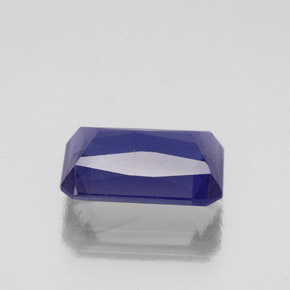Iolita azul natural 1,92ct, corte esmeralda, VS