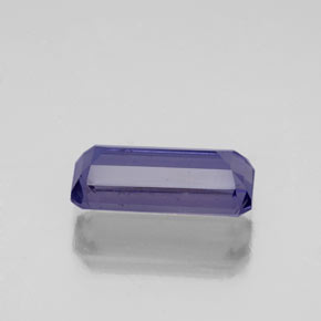 Iolita azul natural 1,26ct, corte esmeralda, VS-SI