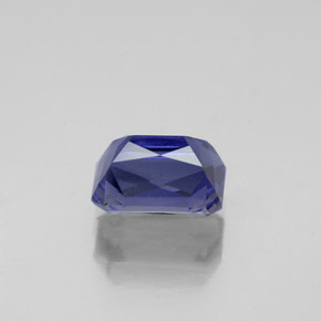 Iolita azul natural 1,30ct, corte esmeralda, VS
