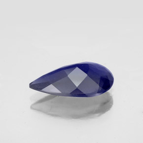 Iolita Violeta Azul Natural 2.34ct, Formato de pêra, VS