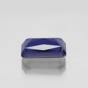 Iolita azul natural 2,65ct, corte esmeralda, SI