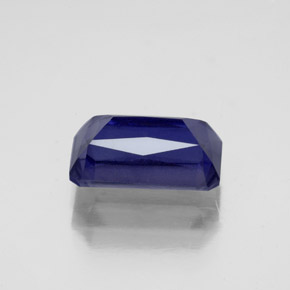 Iolita azul natural 2,66ct, corte esmeralda, VS-SI