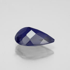 Iolita Violeta Azul Natural 2.22ct, Formato de pêra, VS
