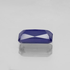 Iolita azul natural 1,08ct, corte esmeralda, VS