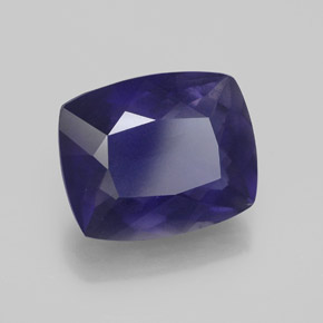 Iolita Violeta Azul Natural 4.20ct, Almofada, VS