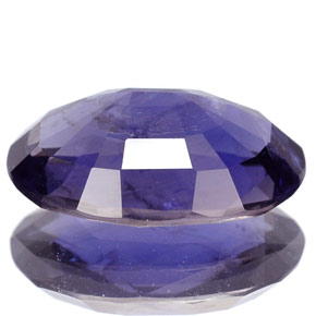 Iolita violeta natural 2,99ct, corte oval, VS-SI