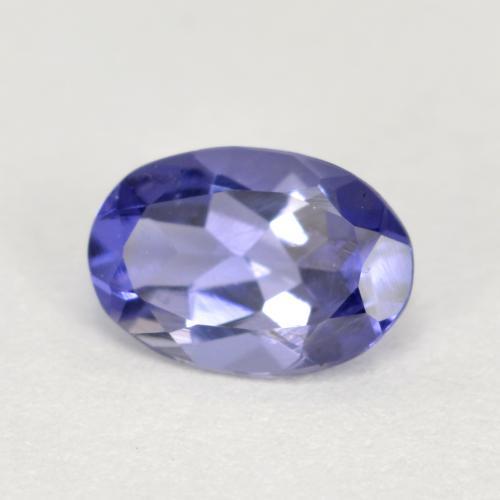 Iolita Azul Violeta Intenso Natural 0.39ct, Corte Oval, VS