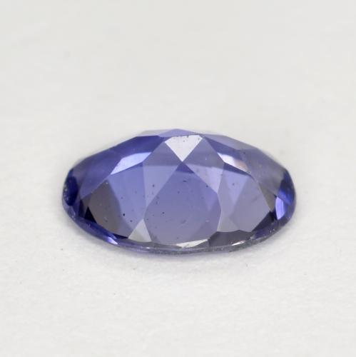 Iolita azul natural 0,32ct, corte oval, VVS-VS