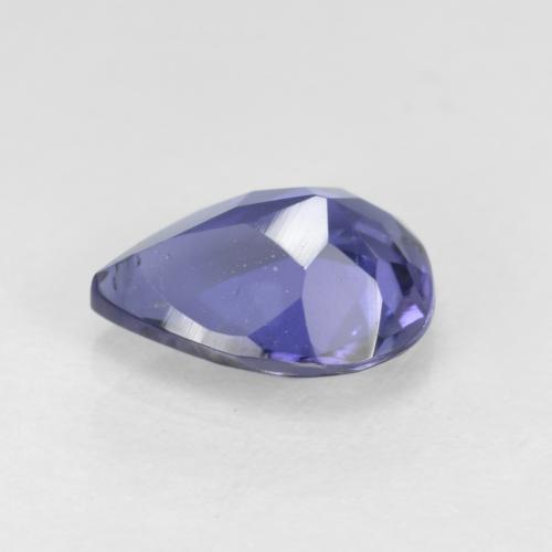 Iolita Violeta Azul Natural 0.79ct, Formato de pêra, SI