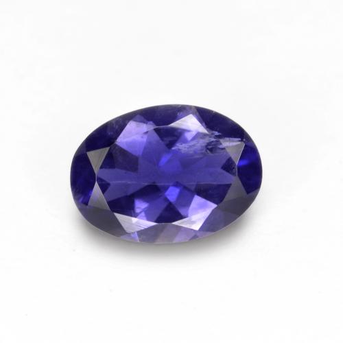 Iolita violeta natural 0,59ct, corte oval, VS-SI
