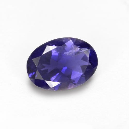 Iolita violeta natural 0,59ct, corte oval, VS-SI
