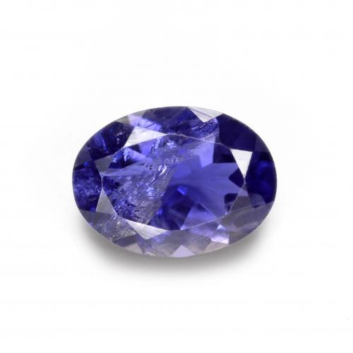 Iolita azul natural 0,67ct, corte oval, VS-SI
