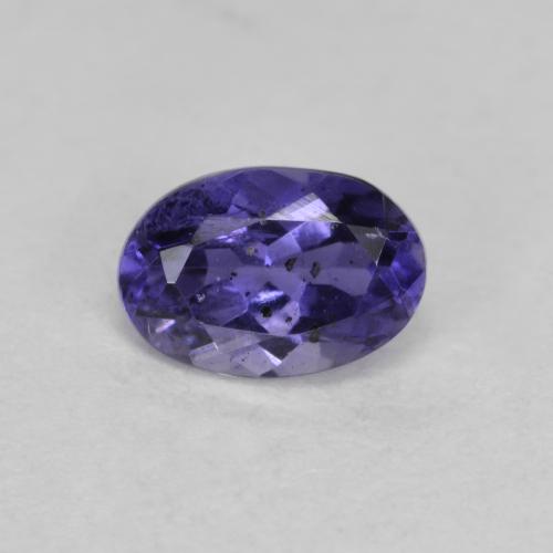 Iolita Roxo profundo Natural 0.46ct, Corte Oval, VS-SI