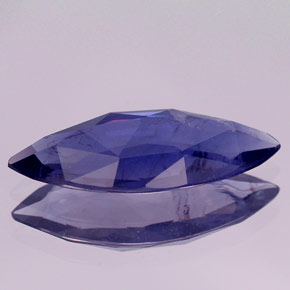 Iolita violeta natural 2,98ct, marquise, VS-SI