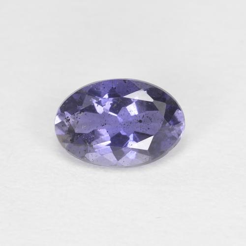 Iolita azul natural 0,38ct, corte oval, VS-SI