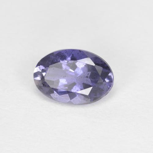 Iolita azul natural 0,38ct, corte oval, VS-SI