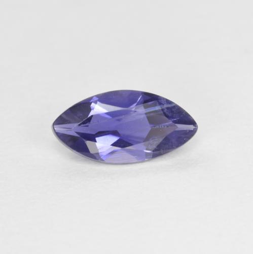 Iolita violeta natural 0,46ct, marquise, VS