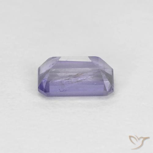 Iolita Roxo azulado escuro Natural 0.29ct, Corte Octógono / Esmeralda, VS